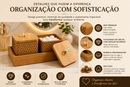 Kit Organizador Premium 5 Peças para Banheiro, Lavabo e Decoração | Casa Valle
