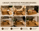 Kit Organizador Premium 5 Peças para Banheiro, Lavabo e Decoração | Casa Valle