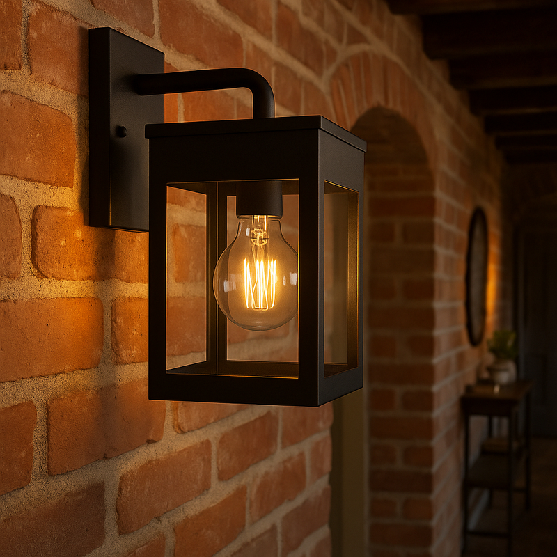 Arandela Luminária Firenze - Decoração Interna e Externa - Lanterna em alumínio para Muro e Parede