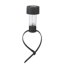 kit 5/10un luz Solar Balizador Chão Prata Decoração Jardim Quintal cor de luz branco quente frio RGB