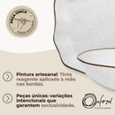 Conjunto Travessa Saladeira Baixelas Areia Oxford Porcelanas