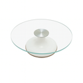 Bailarina Profissional Para Bolo C/ Base Giratória De Vidro 360 Resistente 30cm