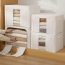 Organizador Multiuso Caixa Organizadora De Guarda Roupa Flexivel Com Ziper 50x40x33cm Grande