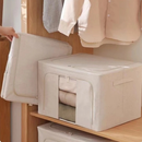 Organizador Multiuso Caixa Organizadora De Guarda Roupa Flexivel Com Ziper 50x40x33cm Grande