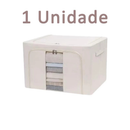 Organizador Multiuso Grande 66L com Zíper e Estrutura Reforçada | Casa Valle