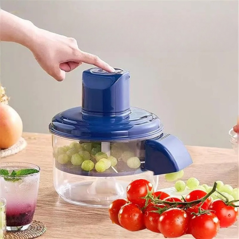 Descascador Elétrico de Alho Frutas e Vegetais Automático – Design Portátil e Bateria Recarregável via USB