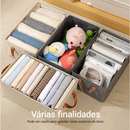 Conjunto de 2/4 Caixas Organizadoras com Gaveta Cesta de Armazenamento para Roupas