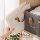 Conjunto de 2/4 Caixas Organizadoras com Gaveta Cesta de Armazenamento para Roupas