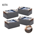 Conjunto de 2 ou 4 Caixas Organizadoras com Gaveta