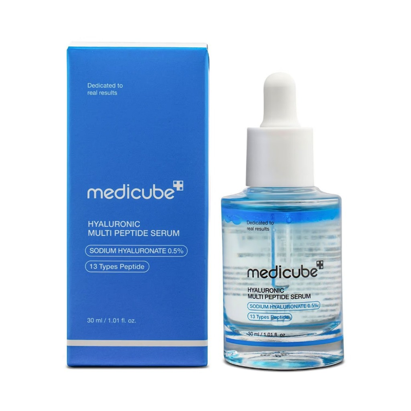 Sérum Coreano Bifásico Medicube Ácido Hialurônico + Peptídeos 30ml