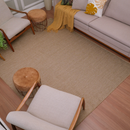 Tapete Sisal Antiderrapante 1,50x1,00m Premium | Elegante, Durável e Fácil de Limpar