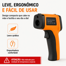 Termômetro Infravermelho Laser -50~550℃ Sem Contato para Churrasco, Cozinha e Industrial