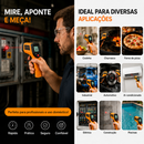 Termômetro Infravermelho Laser -50~550℃ Sem Contato para Churrasco, Cozinha e Industrial