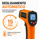 Termômetro Infravermelho Laser -50~550℃ Sem Contato para Churrasco, Cozinha e Industrial