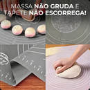 Kit Rolo De Massa + Espátula Tubular + Tapete Silicone 40x50